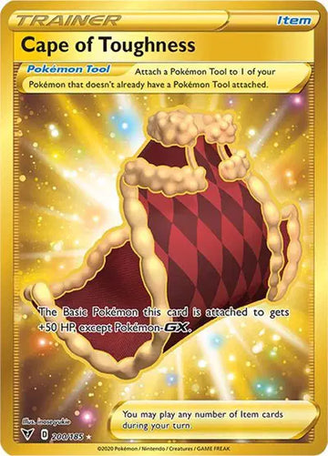 Sword & Shield Vivid Voltage 200/185 Cape of Toughness (Secret)