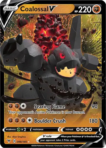 Sword & Shield Vivid Voltage 098/185 Coalossal V
