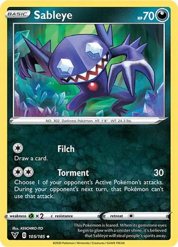 Sword & Shield Vivid Voltage 105/185 Sableye
