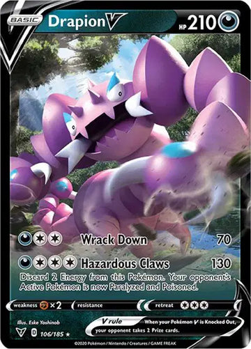 Sword & Shield Vivid Voltage 106/185 Drapion V