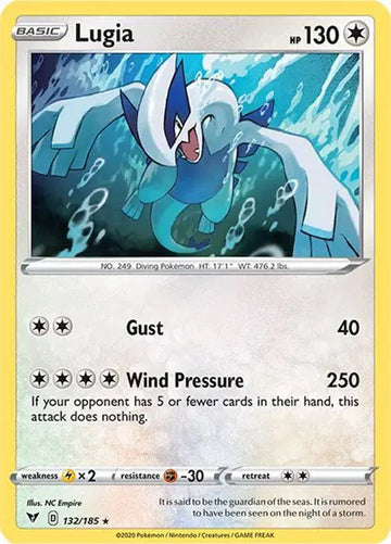 Sword & Shield Vivid Voltage 132/185 Lugia