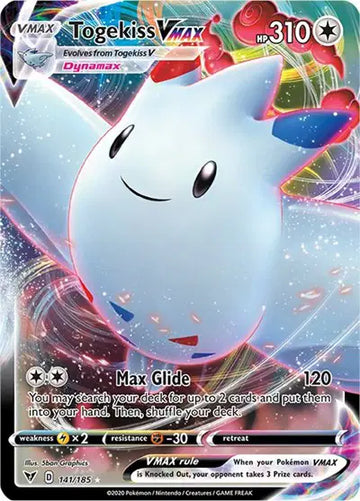 Sword & Shield Vivid Voltage 141/185 Togekiss VMAX