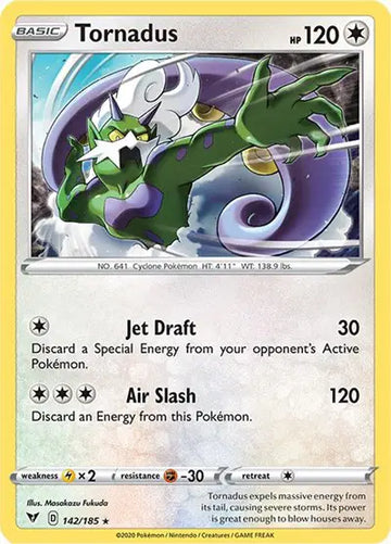 Sword & Shield Vivid Voltage 142/185 Tornadus