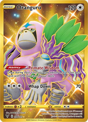 Sword & ShieldVivid Voltage 199/185 Oranguru (Secret)