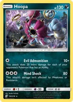 Sun & Moon Unified Minds 140/236 Hoopa (SM Unified Minds)