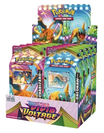 Sword & Shield Vivid Voltage Vivid Voltage Theme Deck Display