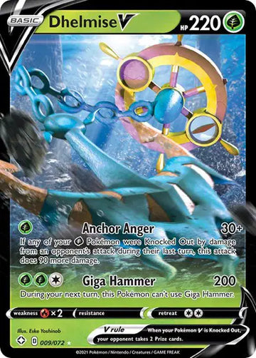 Sword & Shield Shining Fates 009/072 Dhelmise V