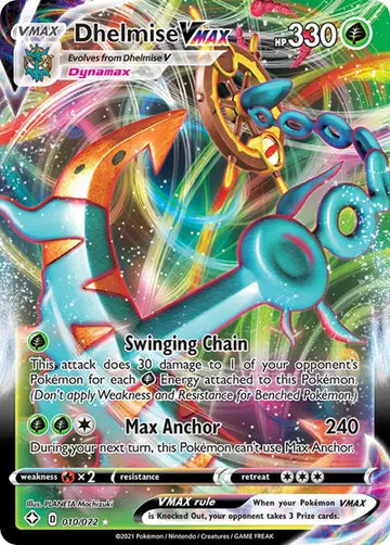 Sword & Shield Shining Fates 010/072 Dhelmise VMAX