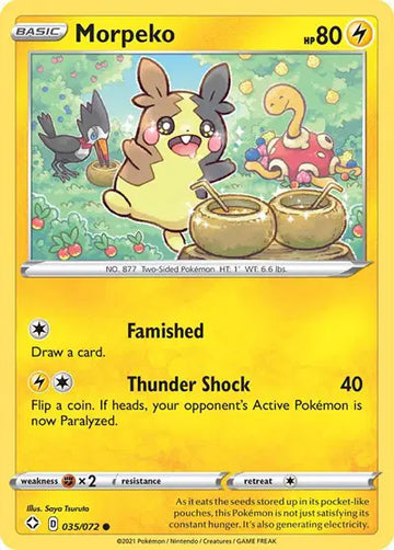 Shining Fates 035/072 Morpeko (035)