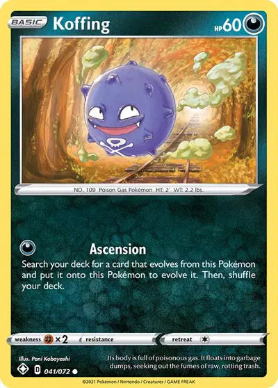 Sword & Shield Shining Fates 041/072 Koffing