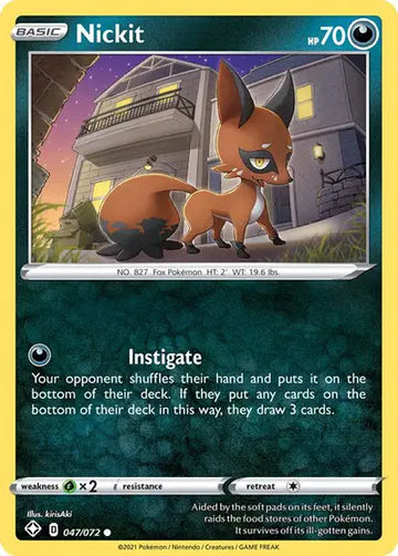 Shining Fates 047/072 Nickit