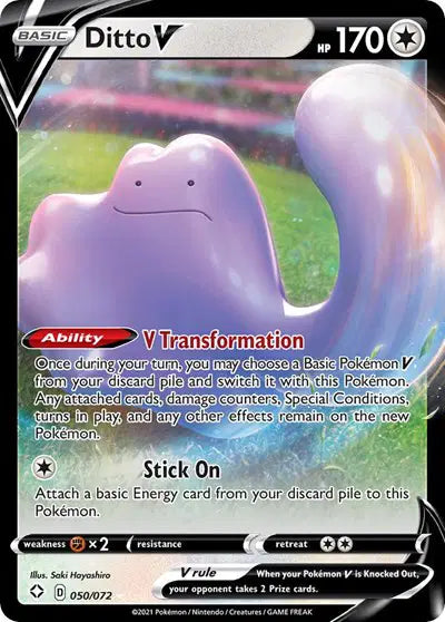Sword & Shield Shining Fates 050/072 Ditto V
