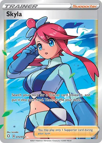 Sword & Shield Shining Fates 072/072 Skyla (Full Art)