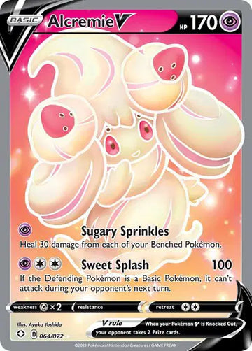 Shining Fates 064/072 Alcremie V (Full Art)