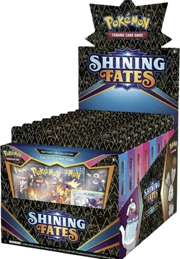 Sword & Shield Shining Fates Shining Fates Mad Party Pin Collection Display