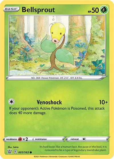 Sword & Shield Battle Styles 001/163 Bellsprout