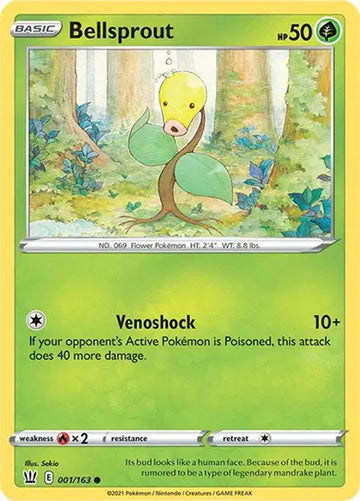 Sword & Shield Battle Styles 001/163 Bellsprout