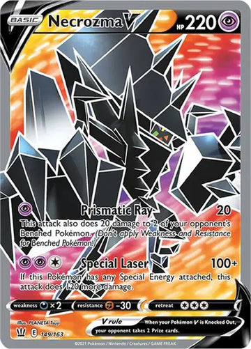 Sword & Shield Battle Styles 149/163 Necrozma V (Full Art)