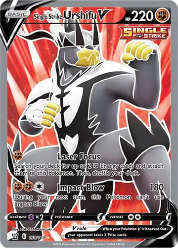 Sword & Shield Battle Styles 150/163 Single Strike Urshifu V (Full Art)