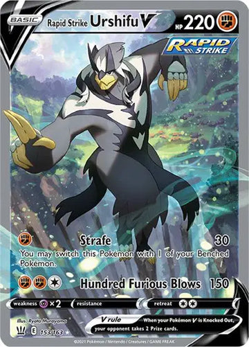 Sword & Shield Battle Styles 153/163 Rapid Strike Urshifu V (Alternate Full Art)