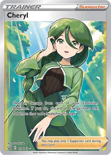 Sword & Shield Battle Styles 159/163 Cheryl (Full Art)