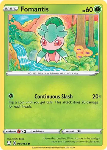 Sword & Shield Battle Styles 014/163 Fomantis