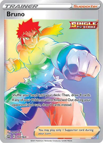 Sword & Shield Battle Styles 172/163 Bruno (Secret)