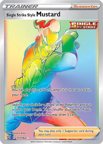 Sword & Shield Battle Styles 177/163 Single Strike Style Mustard (Secret)