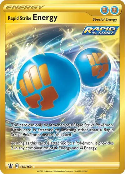 Sword & Shield Battle Styles 182/163 Rapid Strike Energy (Secret)