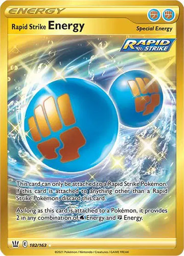 Sword & Shield Battle Styles 182/163 Rapid Strike Energy (Secret)