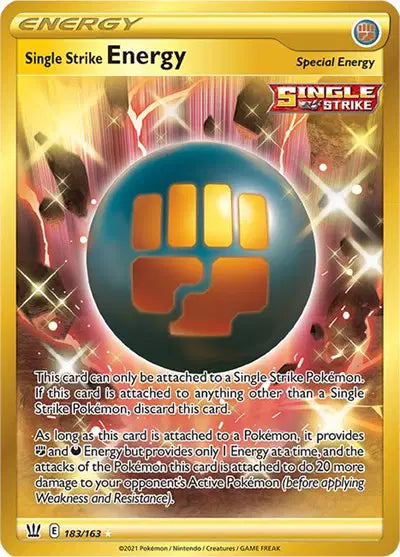 Sword & Shield Battle Styles 183/163 Single Strike Energy (Secret)
