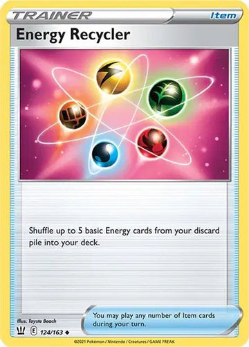 Sword & Shield Battle Styles 124/163 Energy Recycler