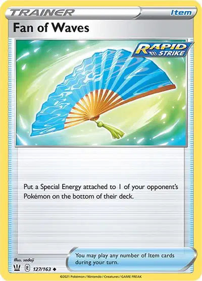Sword & Shield Battle Styles 127/163 Fan of Waves