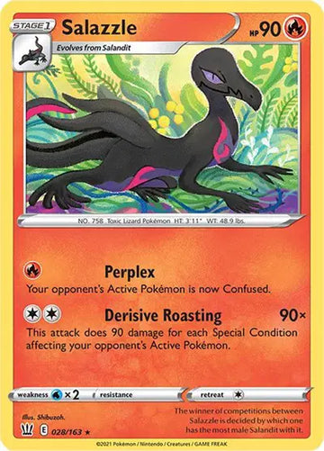 Sword & Shield Battle Styles 028/163 Salazzle