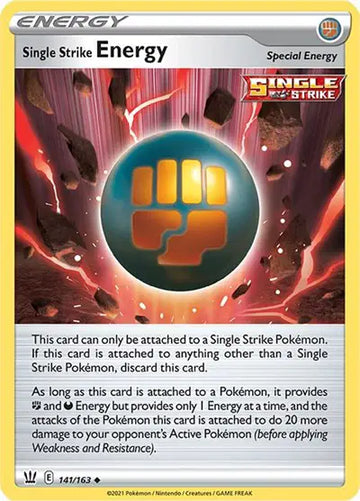 Sword & Shield Battle Styles 141/163 Single Strike Energy