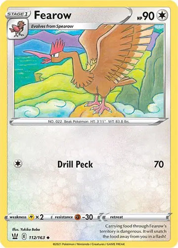 Sword & Shield Battle Styles 112/163 Fearow