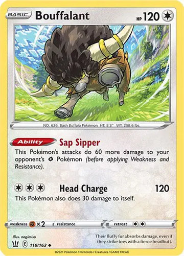 Sword & Shield Battle Styles 118/163 Bouffalant