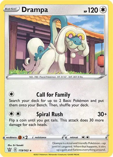Sword & Shield Battle Styles 119/163 Drampa