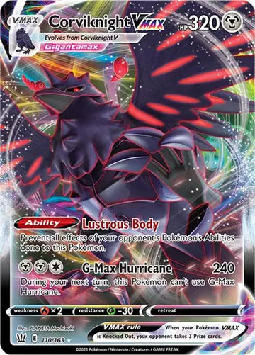 Sword & Shield Battle Styles 110/163 Corviknight VMAX