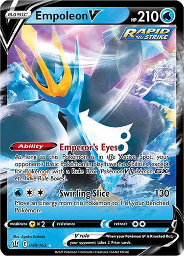 Sword & Shield Battle Styles 040/163 Empoleon V