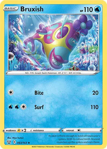 Sword & Shield Battle Styles 043/163 Bruxish