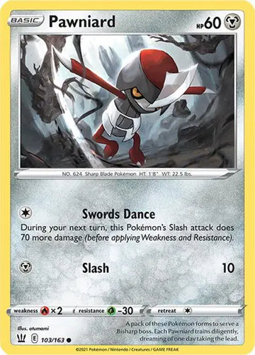 Sword & Shield Battle Styles 103/163 Pawniard