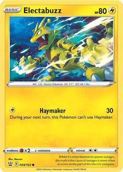 Sword & Shield Battle Styles 044/163 Electabuzz