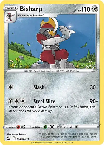 Sword & Shield Battle Styles 104/163 Bisharp