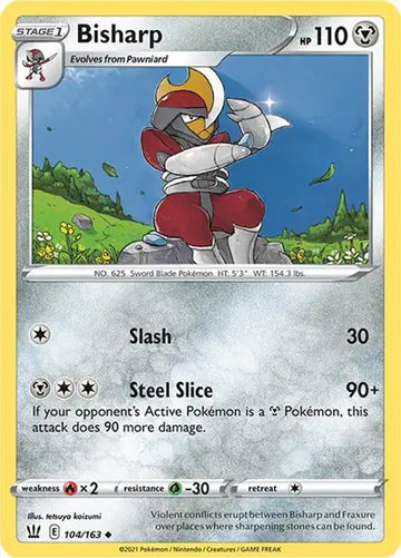 Sword & Shield Battle Styles 104/163 Bisharp