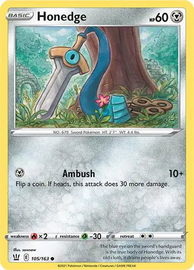 Sword & Shield Battle Styles 105/163 Honedge