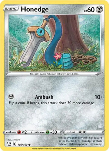 Sword & Shield Battle Styles 105/163 Honedge