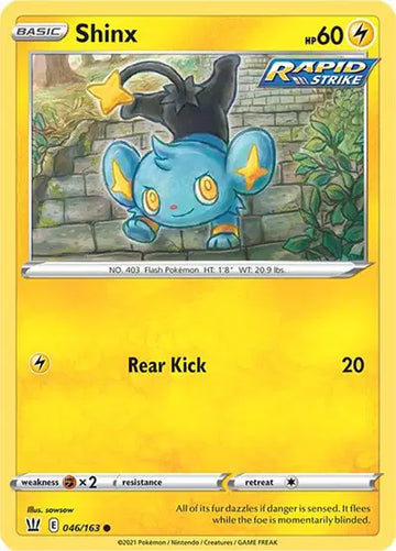 Sword & Shield Battle Styles 046/163 Shinx