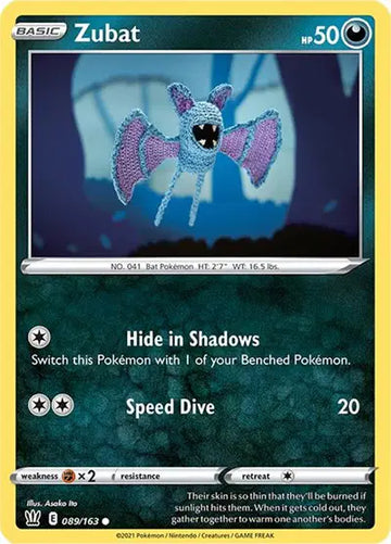 Sword & Shield Battle Styles  089/163 Zubat