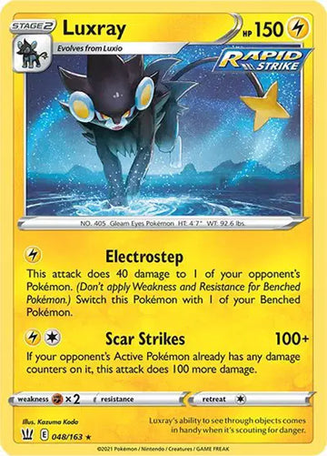 Sword & Shield Battle Styles 048/163 Luxray